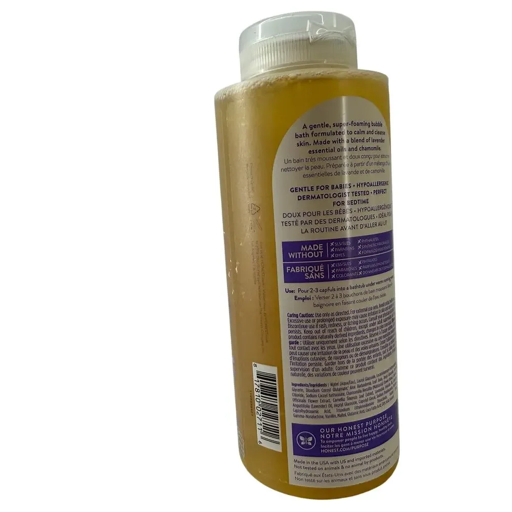 The Honest Company Truly Calming Lavender Bubble Bath 12FL oz